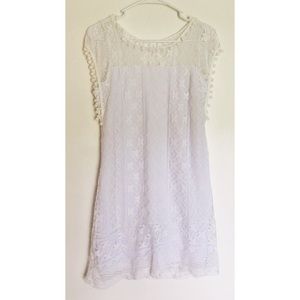 White Boho Tunic Dress